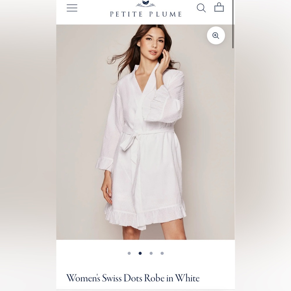 Petite Plume Swiss Dots Robe NWT